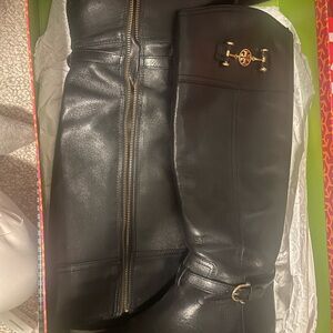 Tory Burch Black Heeled Boots